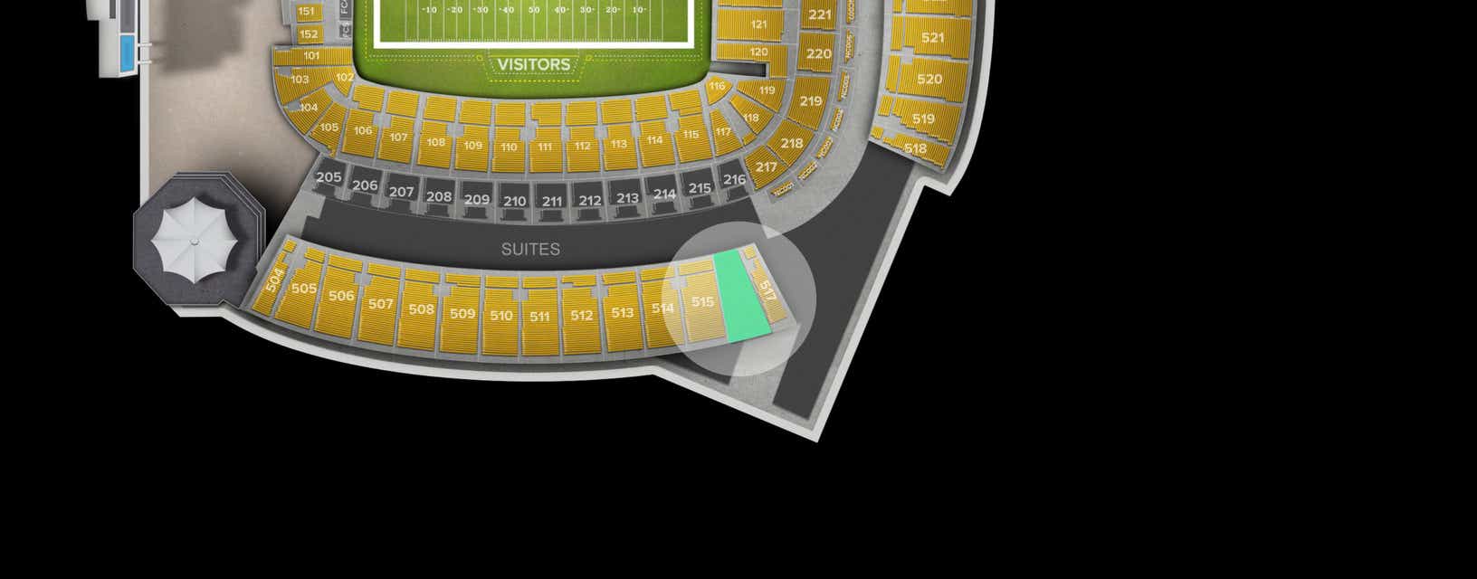 Seat view from Upper Level