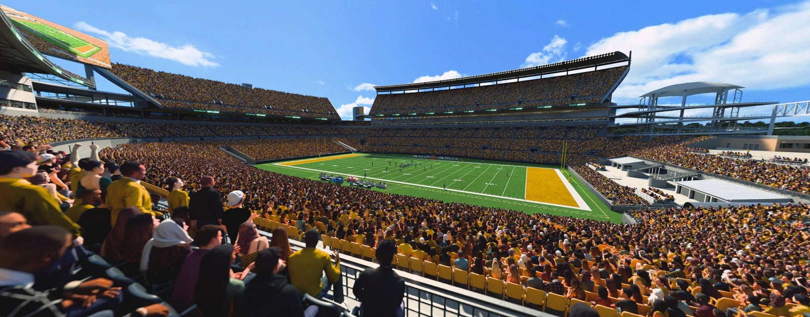 Seat view from Club West