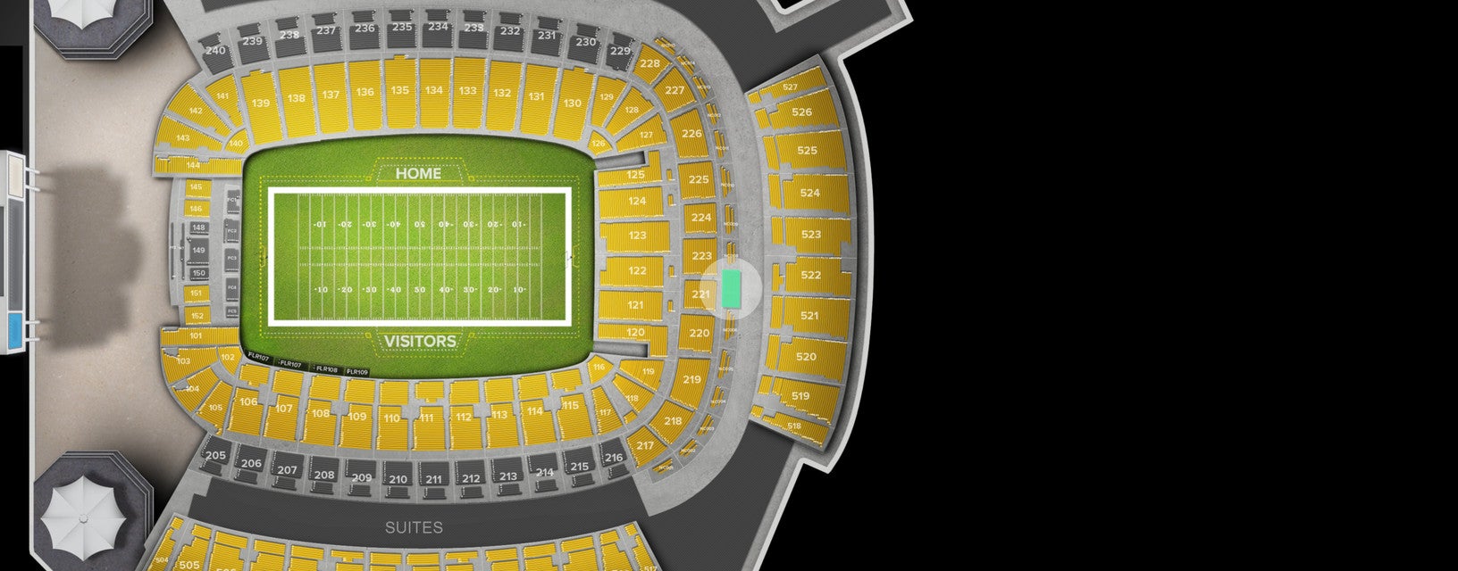 Seat view from North Club