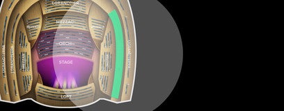 Seat view from Lower Grand Terrace