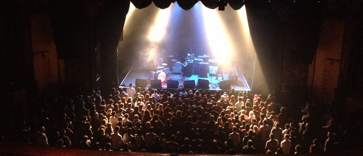 Seat view from General Admission