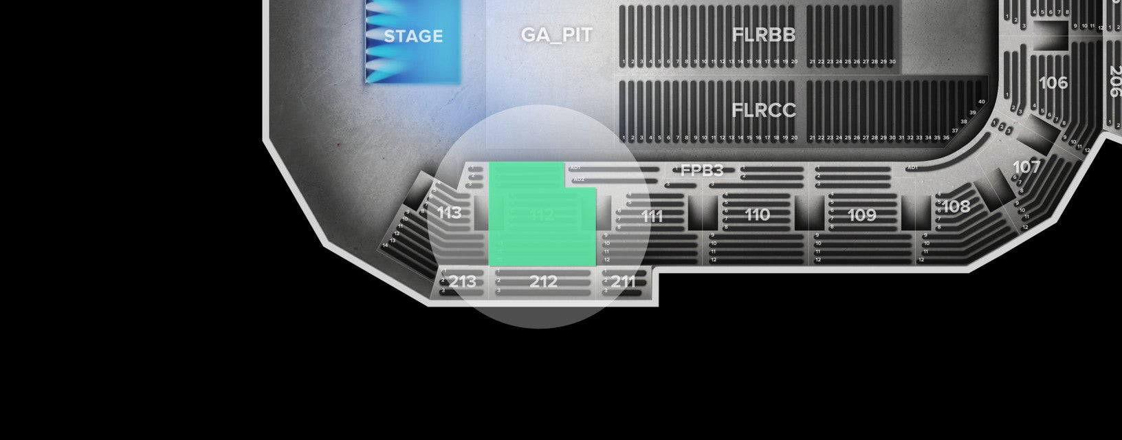 Seat view from Lower