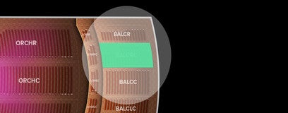 Seat view from Balcony Right Center