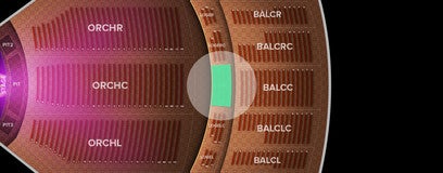 Seat view from Loge Center