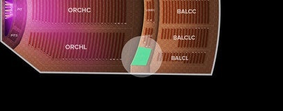 Seat view from Loge Left