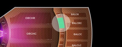 Seat view from Loge Right Center