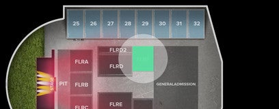 Seat view from Floor