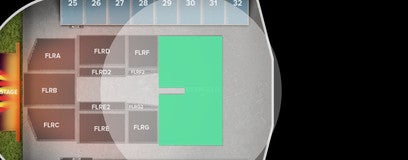 Seat view from Rear Field