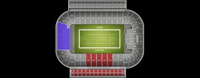Seat view from Lower End Zone
