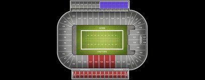 Seat view from Upper Sideline