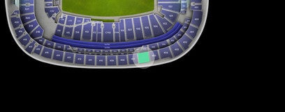 Seat view from Upper Sideline
