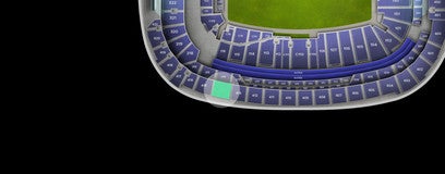 Seat view from Upper Sideline