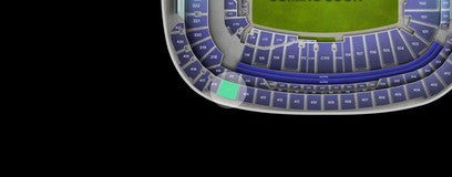 Seat view from Upper Sideline