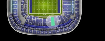 Seat view from Lower Sideline