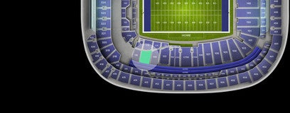 Seat view from Lower Sideline