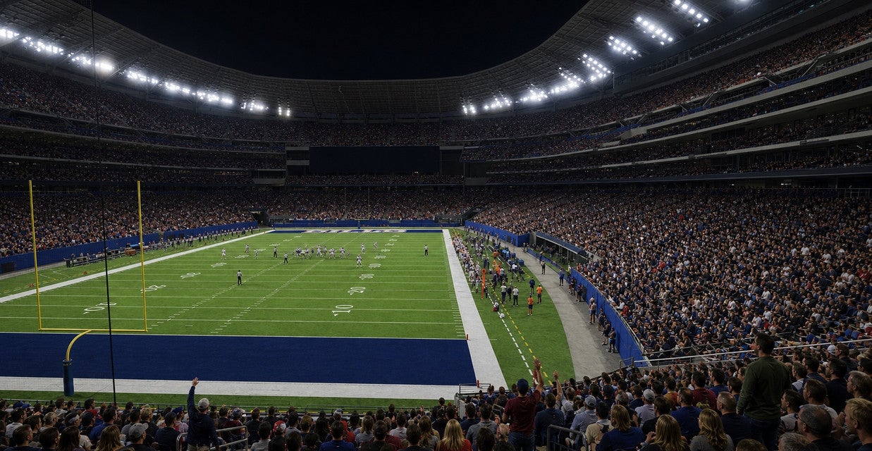 Seat view from Lower Endzone