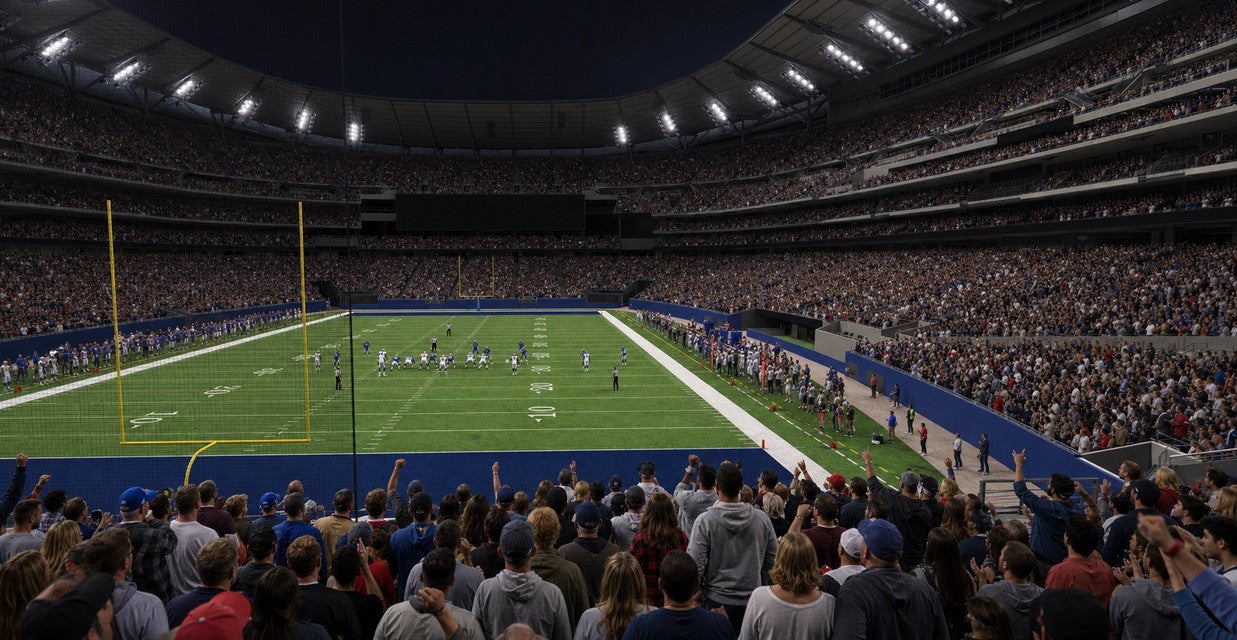Seat view from Lower Endzone