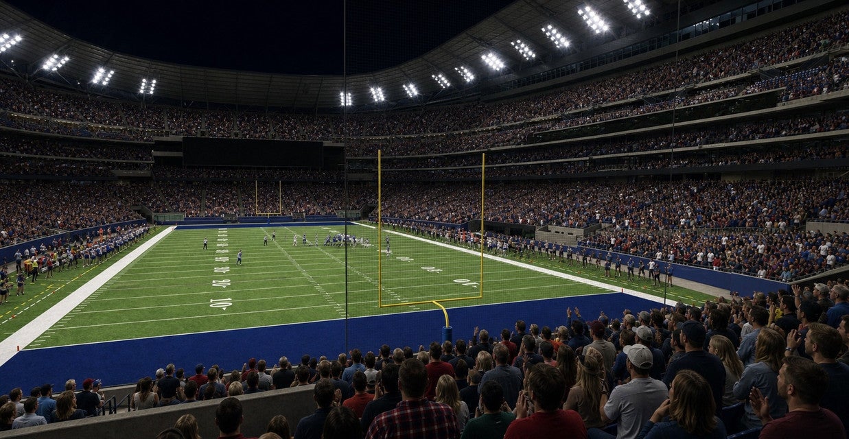 Seat view from Lower Endzone