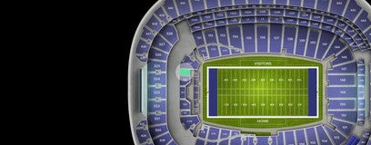 Seat view from Lower Endzone