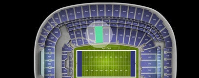 Seat view from Lower Sideline