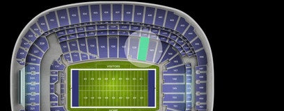 Seat view from Lower Sideline