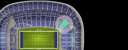 Seat view from Lower Sideline