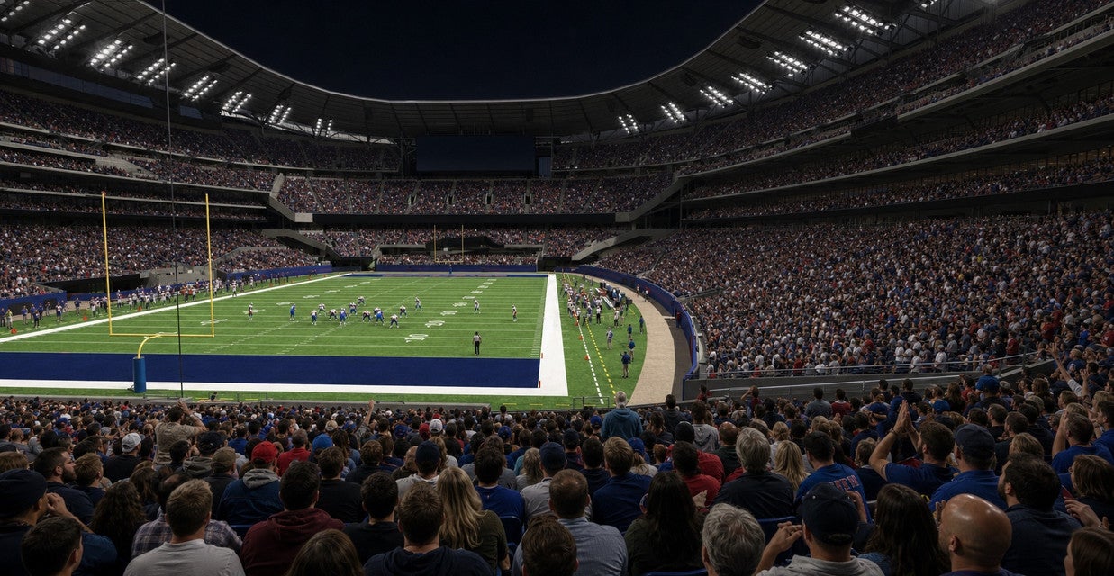 Seat view from Lower Endzone