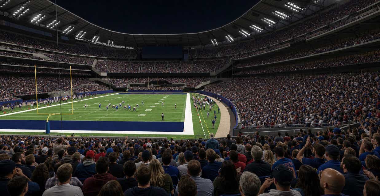 Seat view from Lower Endzone