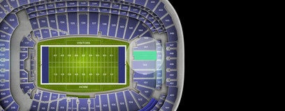 Seat view from Lower Endzone