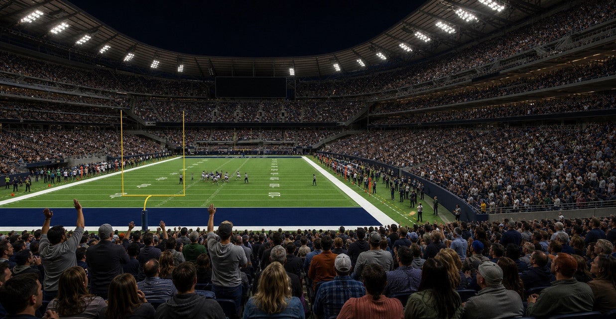 Seat view from Lower Endzone