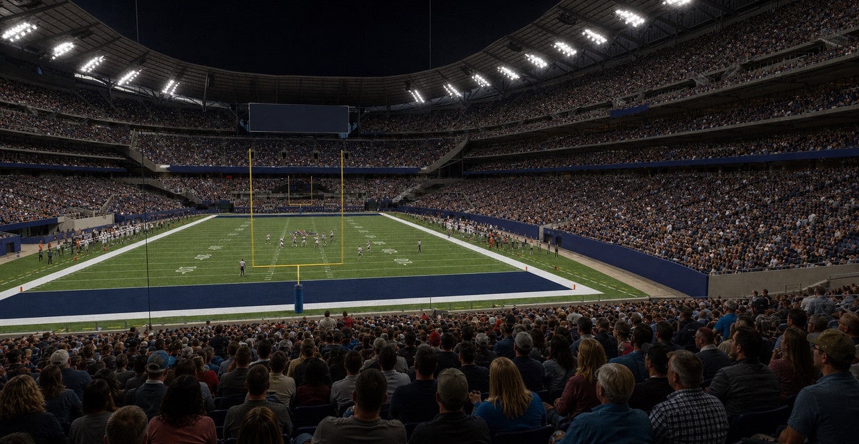 Seat view from Lower Endzone