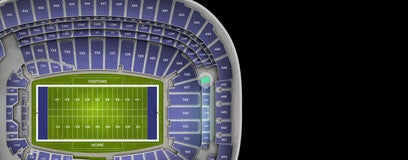Seat view from Middle Endzone