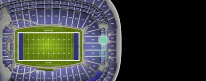 Seat view from Middle Endzone