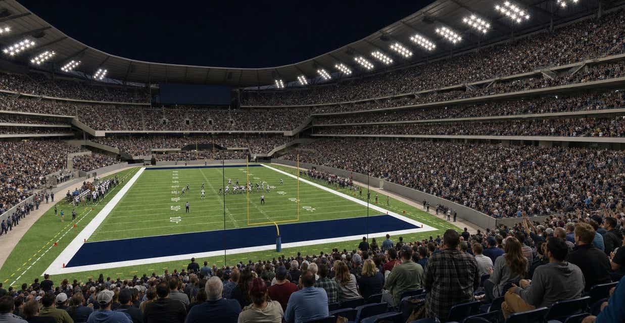 Seat view from Middle Endzone