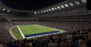 Seat view from Middle Endzone
