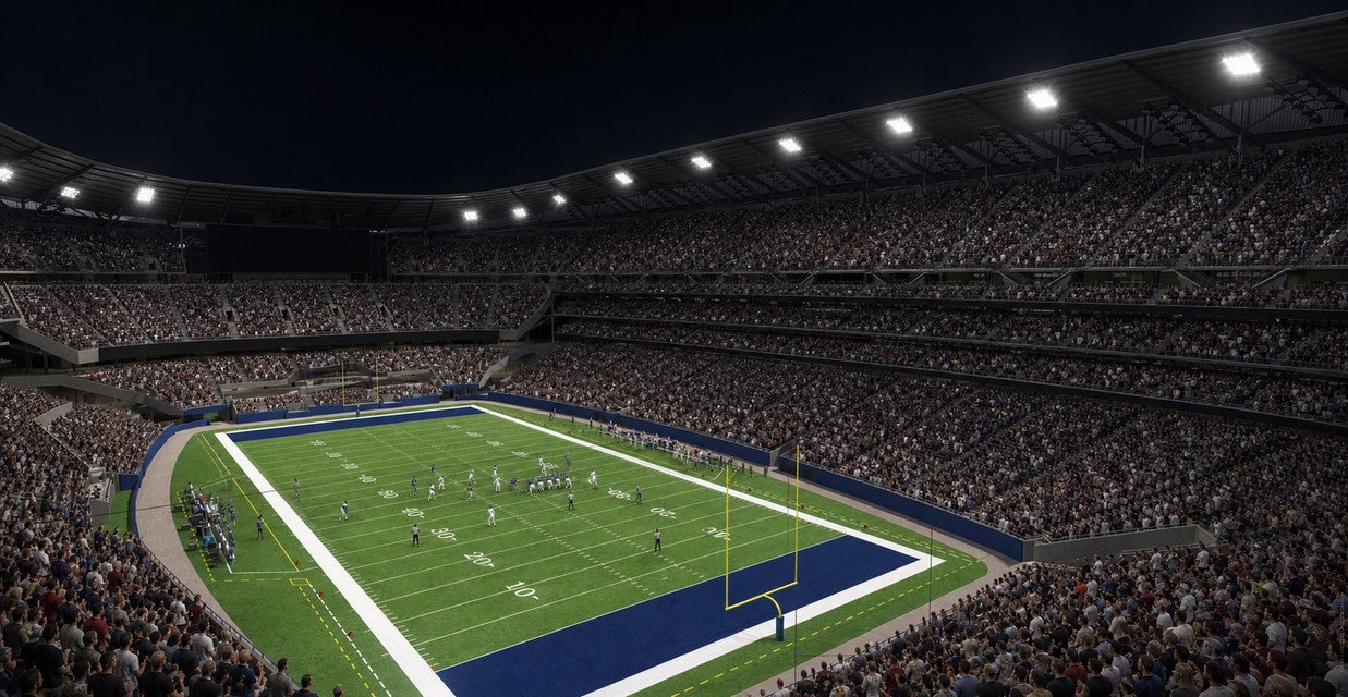 Seat view from Middle Endzone