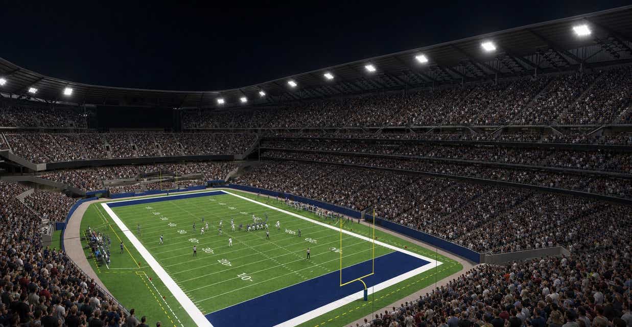 Seat view from Middle Endzone