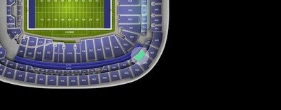 Seat view from Middle Endzone