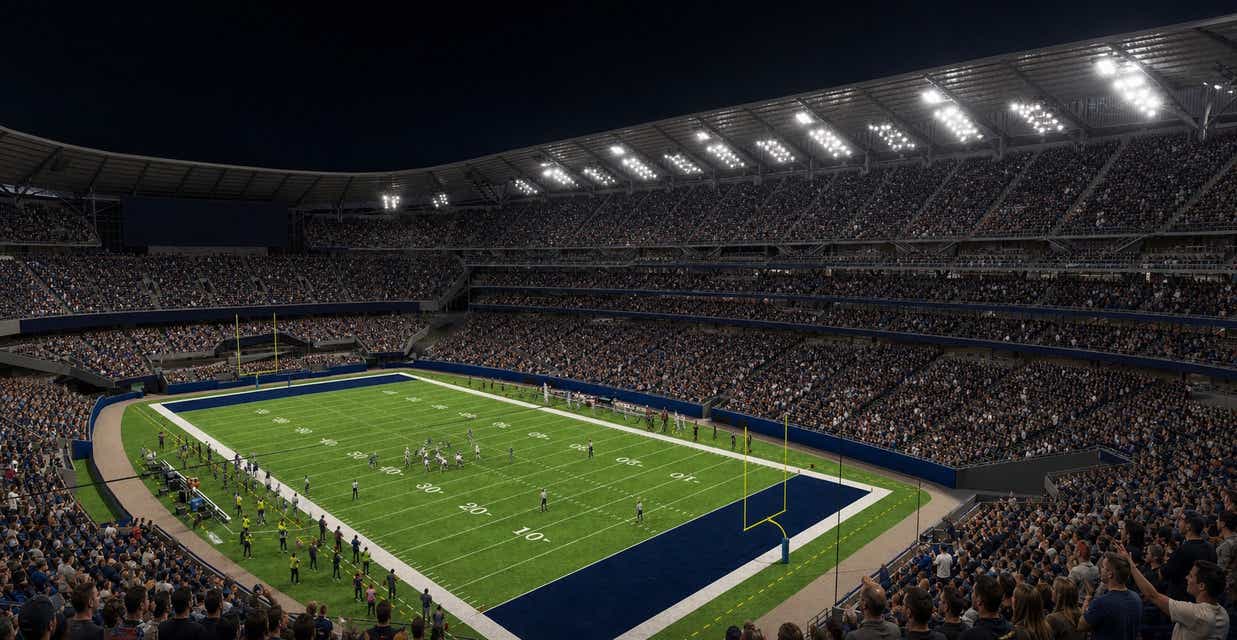 Seat view from Middle Endzone