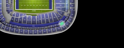 Seat view from Middle Sideline