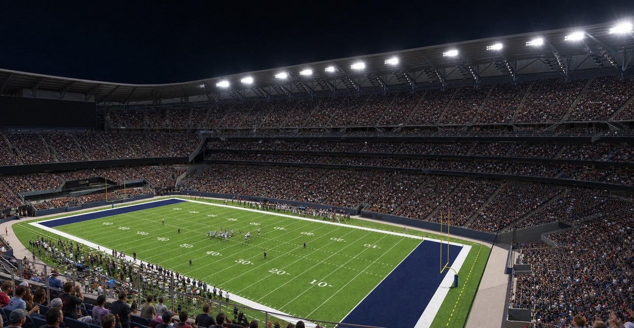 Seat view from Middle Sideline