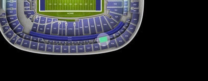 Seat view from Middle Sideline