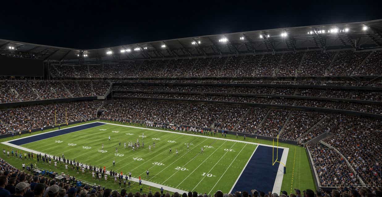 Seat view from Middle Sideline