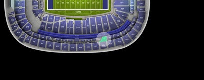 Seat view from Middle Sideline