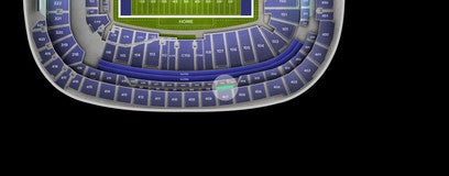 Seat view from Middle Sideline