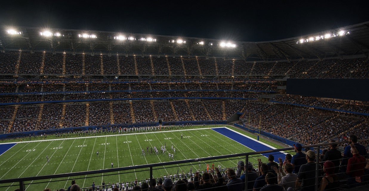 Seat view from Middle Sideline