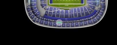 Seat view from Middle Sideline