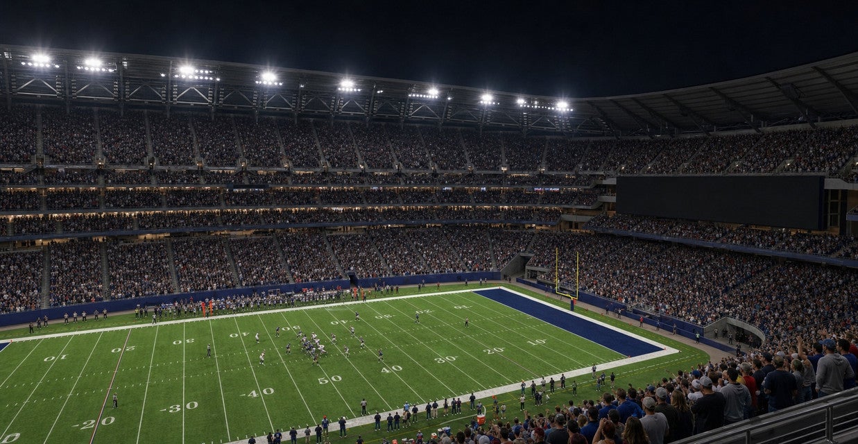 Seat view from Middle Sideline
