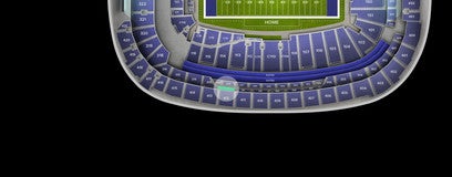 Seat view from Middle Sideline