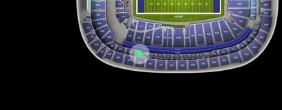 Seat view from Middle Sideline